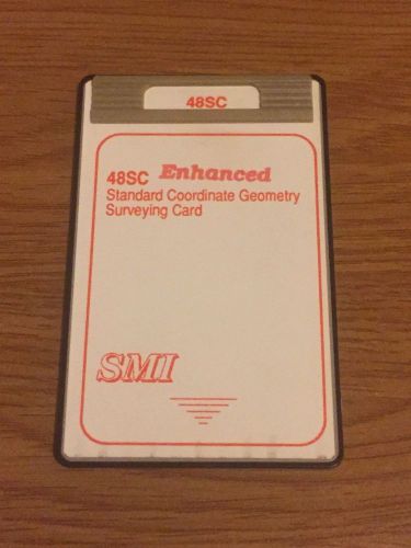 SMI Enhanced Surveying Card for HP 48GX Calculator