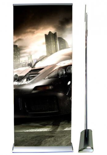 Premium Retractable banner stand 33.5&#034; X 79&#034;