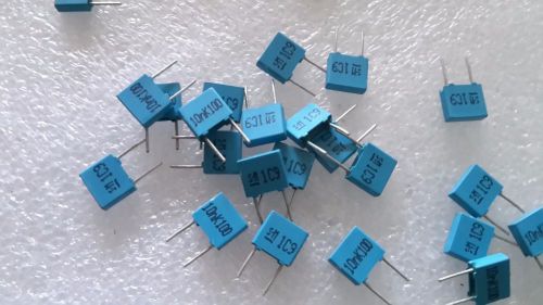 20pcs  10nF  10% 100V Capacitors  Siemens + Matsushita  B32529-C1103-K  Germany