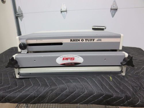 Rhino-tuff od-4000 punch wire, comb, coil bind.  akiles gbc for sale