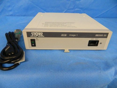 Storz Image 1 Processor 222000-20 w/Storz Image 1 P3 Camera Head