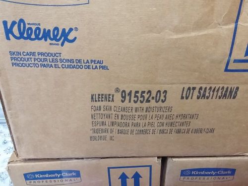 6 x 1L liter Kimberly Clark Kleenex Foam Hand Soap 91552 / KCC91552CT Foaming