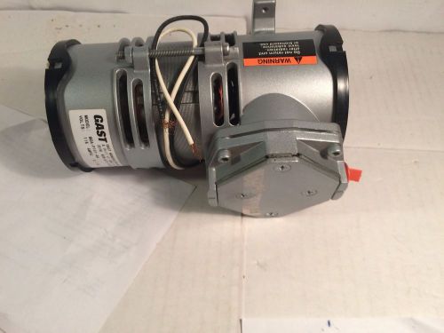 Gast Model MOA-P101-AA Rotary Vane Compressor/Vacuum Pump 116V 2.1A 60Hz LR37697