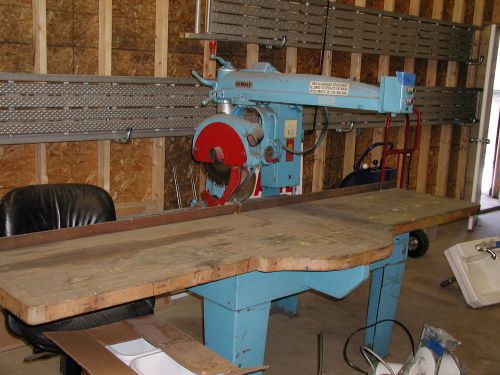 Vintage dewalt radial arm saw--lumber yard grade for sale