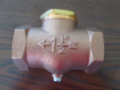 AIR COMPRESSOR CHECK VALVE 1 1/2&#034; CDI BRAND 250PSI 1/8&#034; UNLOADER PORT BRASS