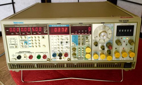 Tektronix TM-5006 Power Mainframe Vintage Electronics LOADED Working RARE