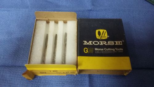 Morse tap set taper plug and bottom 6/32 for sale