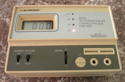 BK Precision Autoranging Capacitance Meter 830 Made in the USA