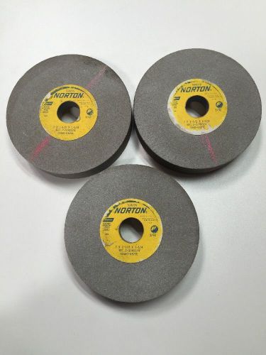 Norton Grinding Wheels 7x1-1/2x1-1/4 LOT of 3 - 60 Grit