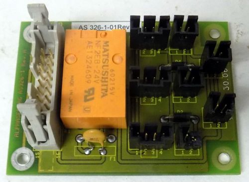 ALPHASEM AG AS326-1-01 REV. A 30.06 CARD BOARD ASSEMBLY