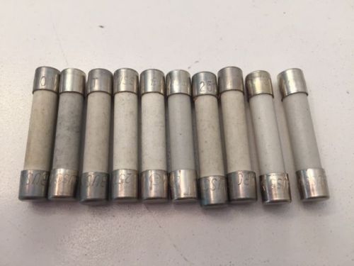 NEW LOT OF (10) BUSSMANN ABC 5 5A BUSS FUSES ABC-5 FUSES NEW