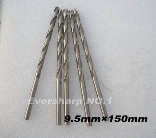 Lot 5pcs HSS(M2) Twist drills Bits Dia 9.5mm Length 150mm Long Jobber Drills