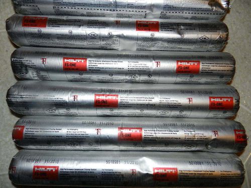 LOT OF NINE 20.2oz Hilti FS-ONE High Performance Intumescent Firestop Sealant