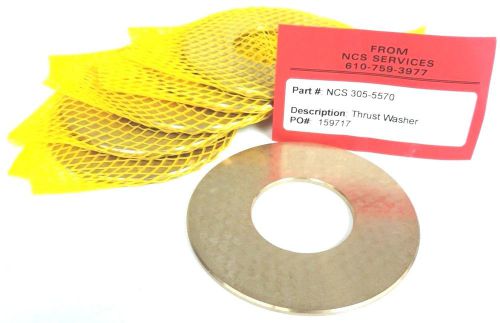 LOT OF 6 NEW NCS 305-5570 BRONZE THRUST WASHERS I.D: 1-3/4&#034; O.D: 4&#034;