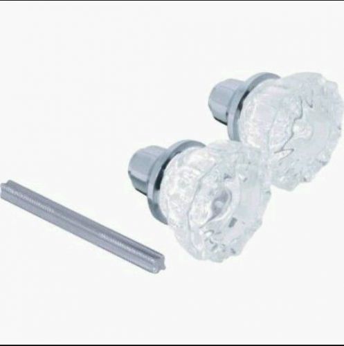 Prime-Line E 2328 Glass Door Knob and Spindle Set, 2-Inch, Chrome