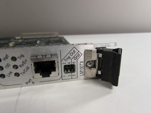 IXIA LM100TX 4 port 10/100Base-TX Ethernet Mod LM-100TX