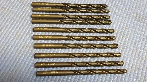 Hertel - 6.30 mm, 118 Degree Point Angle, Oxide Coated, HSS Jobber Drill LOT 10