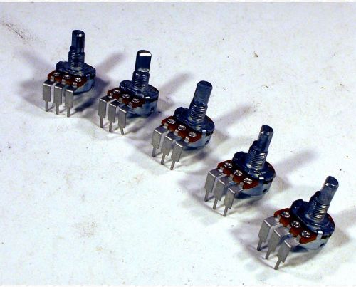 Alpha 50K Ohm Vertical Mount Pot Potentiometer A50K A50K Lot Of 5