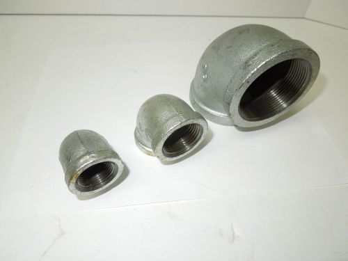 90 DEGREE ELBOW 150# 1/2&#034; NPT GALVANIZED MALLEABLE IRON     &lt;MI010441G