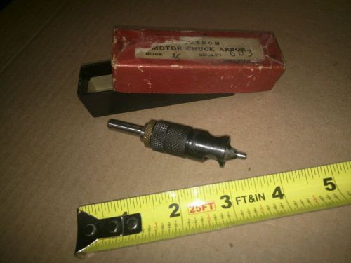 Vintage Aircraft Tools, Motor Chuck Arbor Collet #603 bore 1/2 -W/ Box