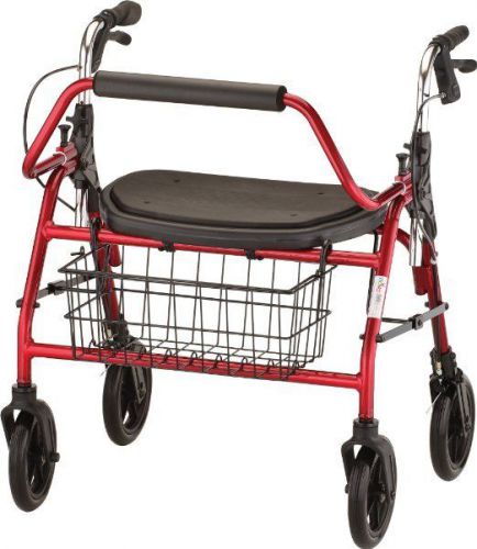 Mighty Mack Heavy Duty Walker Red, Free Ship, No Tax, Item 4216RD