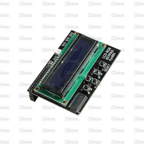 I2C IIC 16x2 1602 RGB LCD Display Shield Blue Backlight For Raspberry Pi B+/B