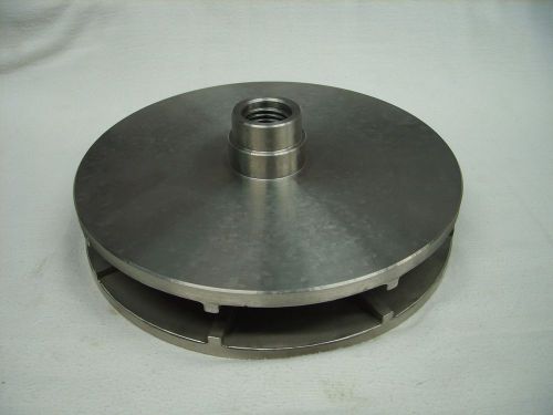 Stainless steel - 10&#034; centrifugal pump impeller - 1-1/4 shaft - *nos* for sale