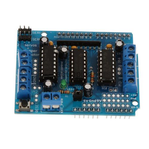 Motor drive shield expansion board l293d for arduino with reset button for sale