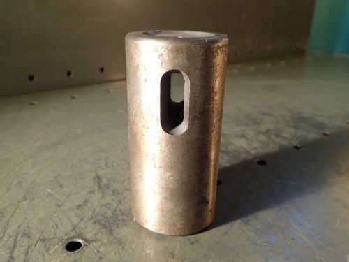 Straight shank drill tool holder adapter 2&#034; od morse taper #2 bore mt2 2mt for sale