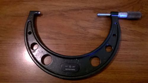 MITUTOYO MICROMETER 202-261 5-6&#034; .0001&#034;