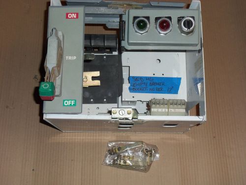 SQUARE D MODEL 6 CIRCUIT BREAKER EMPTY FEEDER MCC MCCB BUCKET 12&#039;&#039; NO DOOR