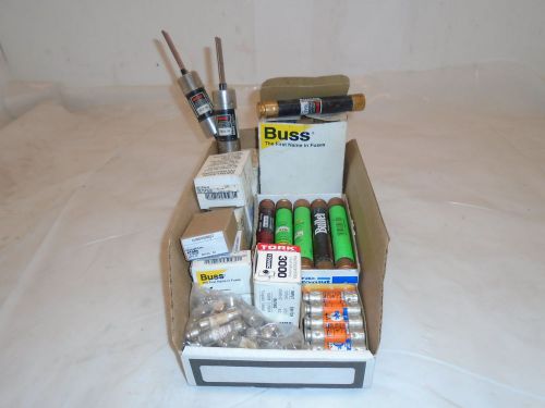 Bussman, Mersen, Marathon Fuses and Fuse Blocks-Lot of approx 120pcs