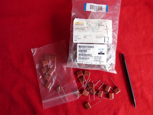 100+ pcs Capacitor, CAP-02170-LF, MYLAR 0.47uF 400V EF4474-ND p/n ECQ-E4474KF