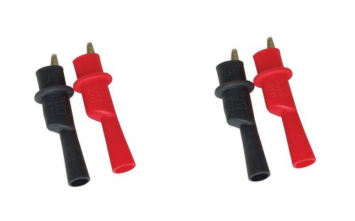 2 pairs New Multi Meter Crocodile Clip For test probe of Fluke Vichy Vici meter