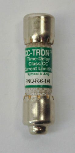 Cooper Bussmann FNQ-R-6-1/4 CC Tron Time Delay Current Limiting Fuse