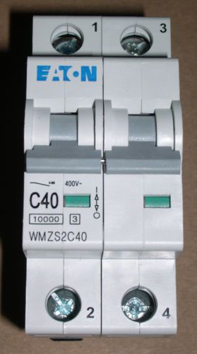 Eaton, 40a, 2-pole circuit breaker, wmzs2c40 for sale