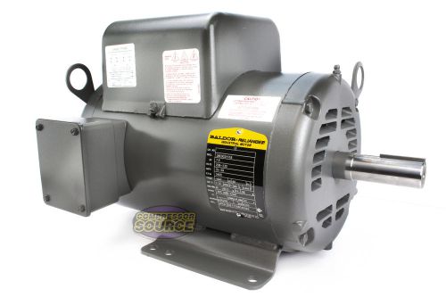 Baldor 7.5 hp electric motor 3450 rpm 184 t frame 1 ph single phase 208/230 volt for sale