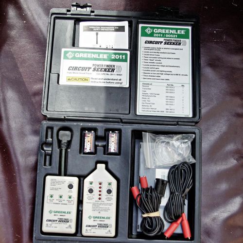 Greenlee 2011/00521 Power Finder Circuit Seeker