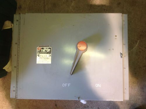 FPE QMQB4032R 400 AMP 240 VOLT 3 POLE FUSIBLE DISTRIBUTION SWITCH