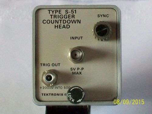 TEKTRONIX 7000 series S-51 trigger count down head