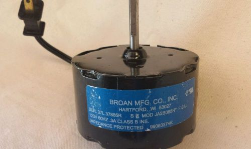 99080374K Fan Vent Motor for Broan  JA2B085R, runs great.