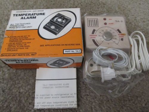 TA-2 Temperature Alarm 120V Fahrenheit New