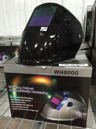 AUTO DARKENING WELDING &amp; GRINDING HELMET WELDERS SOLAR POWERED WH8000