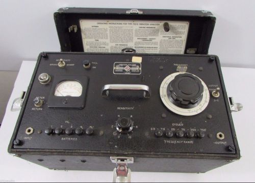 General radio 762-b vibration analyzer for sale