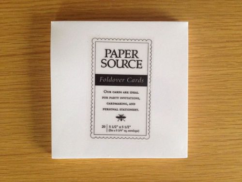 Paper source, 20 White Cards and Stampin&#039; Up White Cards with Envelopes