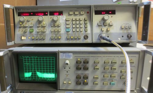 HP Agilent 8350B Sweep Oscillator and 83592A Signal Generator .01-20.0 GHz