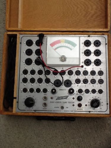 Rare Vintage Century Fast Check Tube Tester model FC-2