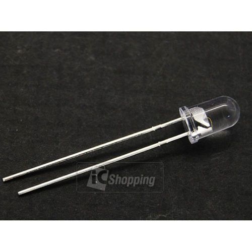 10pcs Clear 1.5~1.7V ,940nm Infrared Transmission LED 5mm(HELIO)