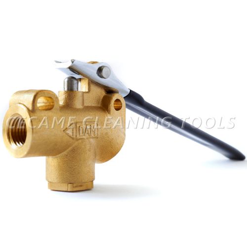 Carpet Cleaning Wand Angle Valve 1/4&#034; Brass Truckmount Extractor Trigger Lever