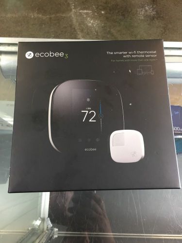 Ecobee Eb-State3-01 Ecobee3 Smart Wifi Thermostat With Remote Sensor